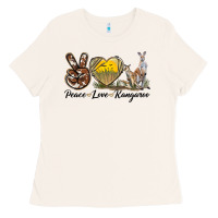 Bone Peace Love Kangaroo Ladies Tee - LillyAllenDesigns