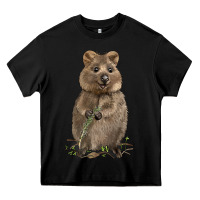 Black Quokka Heavy Core Tee - LillyAllenDesigns