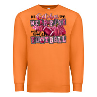 Carrot in october we wear pink and watch football Premium Sweatshirt - FaDigitalArtStudio