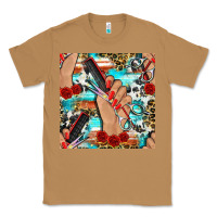 Toasted Coconut hairdresser hand scissors and roses with serape leopard and cowhide se Classic Tee - BundleAndBundleShop