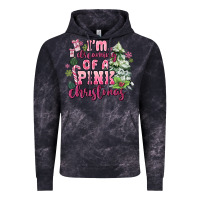 Cloud Black im dreaming of a pink christmas Vintage Hoodie - MaliasSmallBusiness