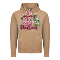 Im Dreaming Of A Pink Christmas Vintage Hoodie | Teevron