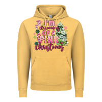 Vintage Mustard im dreaming of a pink christmas Vintage Hoodie - MaliasSmallBusiness