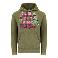 Vintage Olive im dreaming of a pink christmas Vintage Hoodie - MaliasSmallBusiness