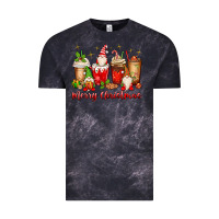 Cloud Black merry christmas gnomes coffee cups Vintage Tee - MaliasSmallBusiness