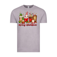 Merry Christmas Gnomes Coffee Cups Vintage Tee | Teevron