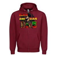 Burgundy black man are dope Zipper Hoodie - CowGirlArtShop