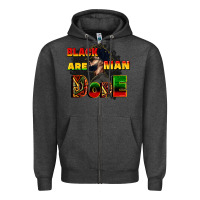 Charcoal Heather black man are dope Zipper Hoodie - CowGirlArtShop