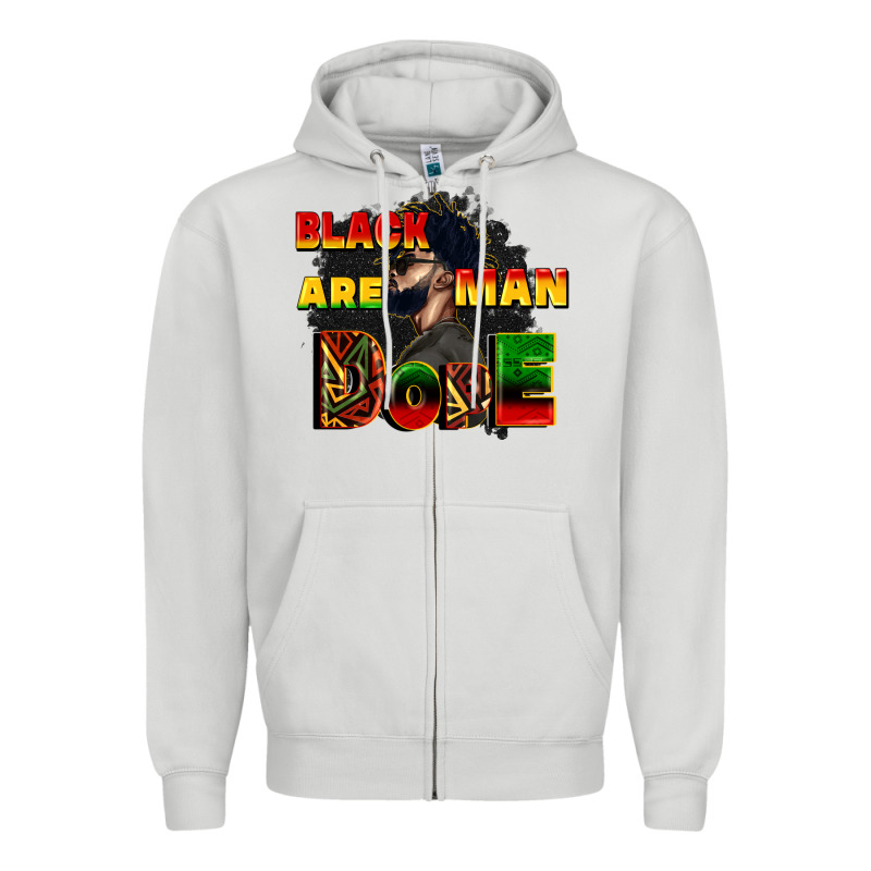 Black Man Are Dope Zipper Hoodie by CowGirlArtShop | Teevron