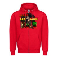 Red black man are dope Zipper Hoodie - CowGirlArtShop