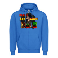 True Royal black man are dope Zipper Hoodie - CowGirlArtShop