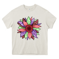 Cream easter spring sunflower Heavy Core Tee - Jasminsmagicworld
