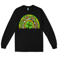 Black western st patricks rainbow Long Sleeve Tee - Jasminsmagicworld