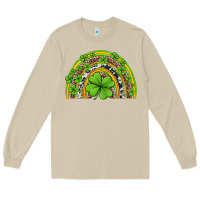 Mushroom western st patricks rainbow Long Sleeve Tee - Jasminsmagicworld