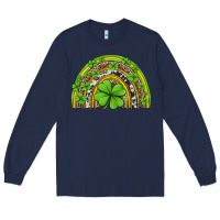 Navy western st patricks rainbow Long Sleeve Tee - Jasminsmagicworld