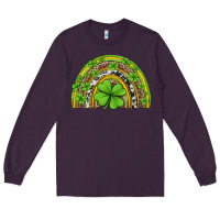 Plum western st patricks rainbow Long Sleeve Tee - Jasminsmagicworld