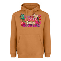 Meerkat Valentine's Day teach love inspire Heavyweight Hoodie - FaDigitalArtStudio