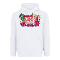 White Valentine's Day teach love inspire Heavyweight Hoodie - FaDigitalArtStudio