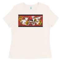Bone ladybug gnomies license plate template Ladies Tee - BarkalooDesign