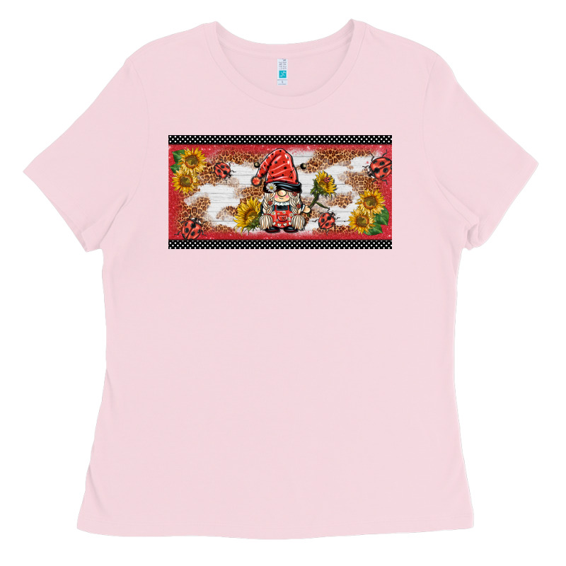 Ladybug Gnomies License Plate Template Ladies Tee by BarkalooDesign | Teevron