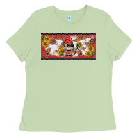 Matcha ladybug gnomies license plate template Ladies Tee - BarkalooDesign