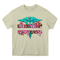 Mossy floral nurse preview Heavy Core Tee - AdoDesignShop