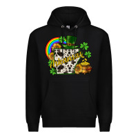 Black Arkansas map St. Patrick's Premium Hoodie - CowGirlArtShop