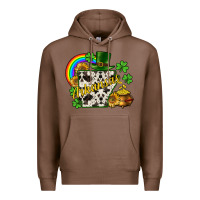 Chestnut Arkansas map St. Patrick's Premium Hoodie - CowGirlArtShop