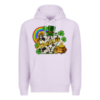 Lilac Arkansas map St. Patrick's Premium Hoodie - CowGirlArtShop