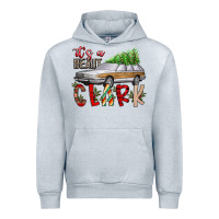 Heather Grey Its Beaut Clark Urban Hoodie - CowhideDigitalArt