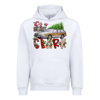 White Its Beaut Clark Urban Hoodie - CowhideDigitalArt