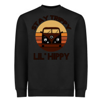 Black Stay Trippy Lil Hippy Heavyweight Sweatshirt - Bettercallsaul