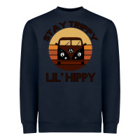 Navy Stay Trippy Lil Hippy Heavyweight Sweatshirt - Bettercallsaul