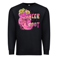 Black give cancer the boot Premium Sweatshirt - FaDigitalArtStudio