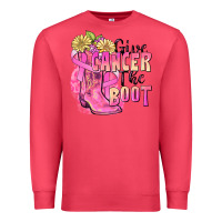 Cardinal give cancer the boot Premium Sweatshirt - FaDigitalArtStudio