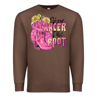 Chestnut give cancer the boot Premium Sweatshirt - FaDigitalArtStudio