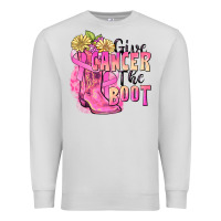 Dove Grey give cancer the boot Premium Sweatshirt - FaDigitalArtStudio