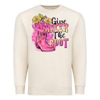 Sandshell give cancer the boot Premium Sweatshirt - FaDigitalArtStudio