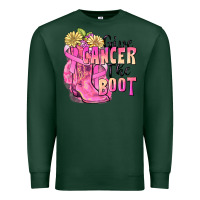 Sports Green give cancer the boot Premium Sweatshirt - FaDigitalArtStudio