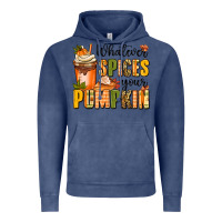 Vintage Denim whatever spices your pumpkin Vintage Hoodie - MaliasSmallBusiness