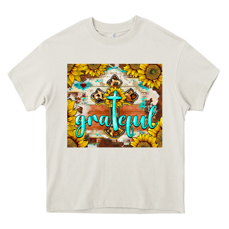 Grateful Cross Heavy Core Tee by BarkalooDesign | Teevron