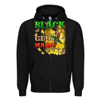 Black black girl magic Zipper Hoodie - CowGirlArtShop