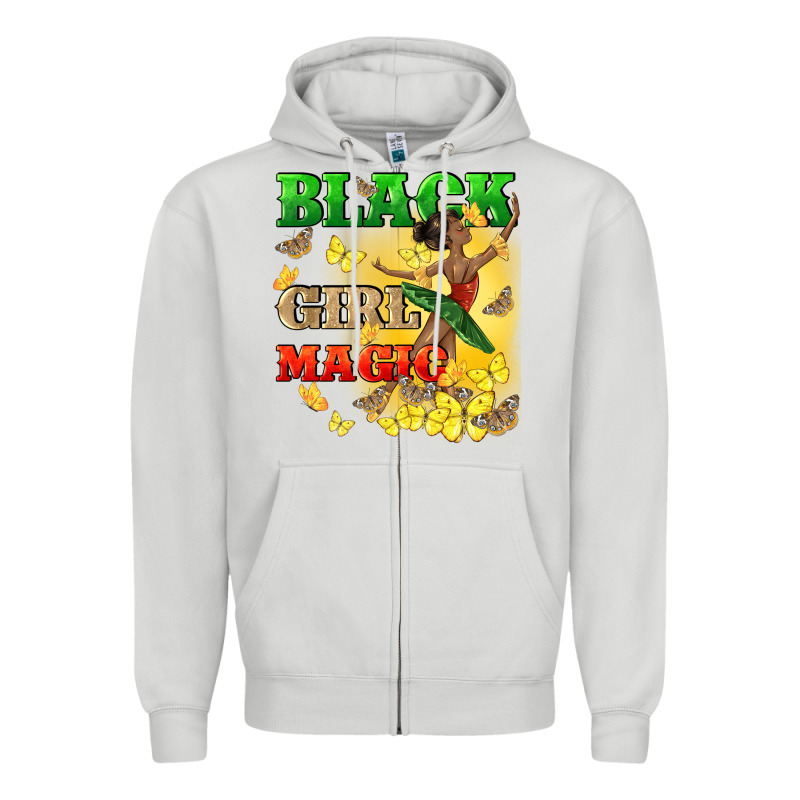 Black Girl Magic Zipper Hoodie by CowGirlArtShop | Teevron