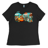Black American football coffee Ladies Tee - Jasminsmagicworld