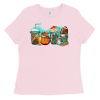 Bubblegum Pink American football coffee Ladies Tee - Jasminsmagicworld
