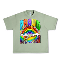 Oil Green Western Proud Mom Urban Heavy Tee - BundleAndBundleShop