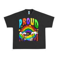 Pigment Black Western Proud Mom Urban Heavy Tee - BundleAndBundleShop