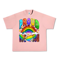 Salmon Western Proud Mom Urban Heavy Tee - BundleAndBundleShop