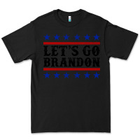 Black Let's Go Brandon American Flag Premium Tee - Jasminsmagicworld