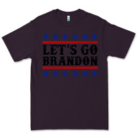 Plum Let's Go Brandon American Flag Premium Tee - Jasminsmagicworld